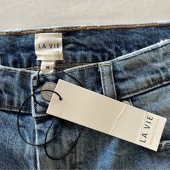 La Vie Rebecca Taylor Ines Shorts in Moselle Wash - Picture 11 of 15